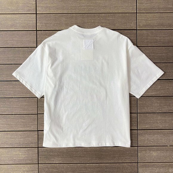 We11 Done Colorful Large Letter Logo Print T Shirt in White - Picture 10 of 11